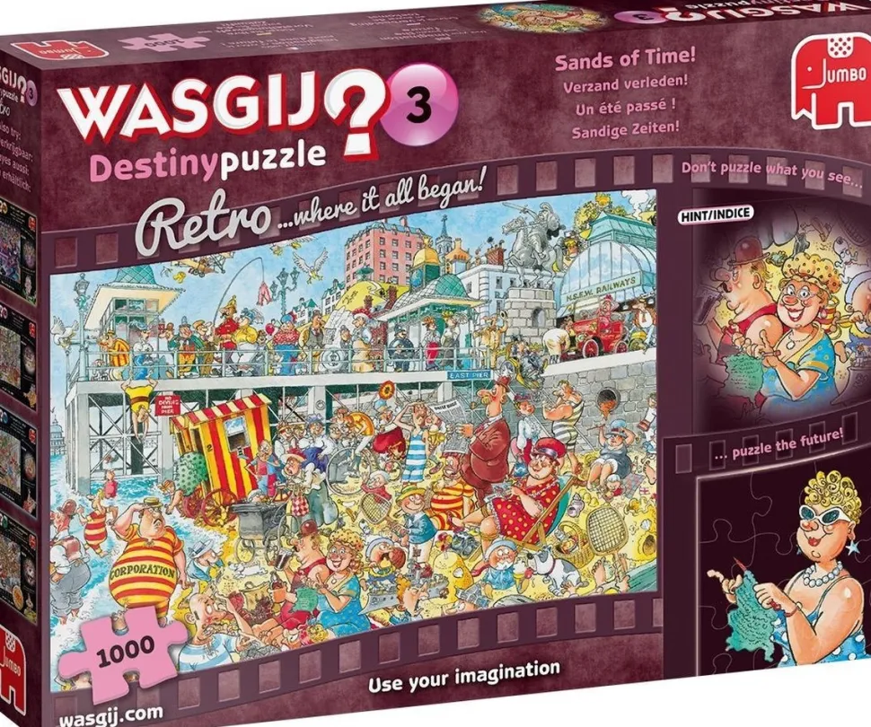 Jumbo - Legpuzzel - Wasgij Destiny Retro 3 - Verzand Verleden! - 1000 stukjes