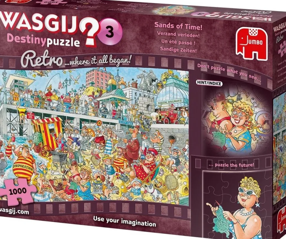Jumbo - Legpuzzel - Wasgij Destiny Retro 3 - Verzand Verleden! - 1000 stukjes