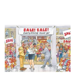 Jumbo - Legpuzzel - Wasgij Mystery Retro 7 - Uitverkoop! - 1000 stukjes