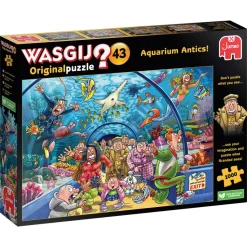 Jumbo - Legpuzzel - Wasgij Original 43 - Aquarium Antics! - 1000 stukjes