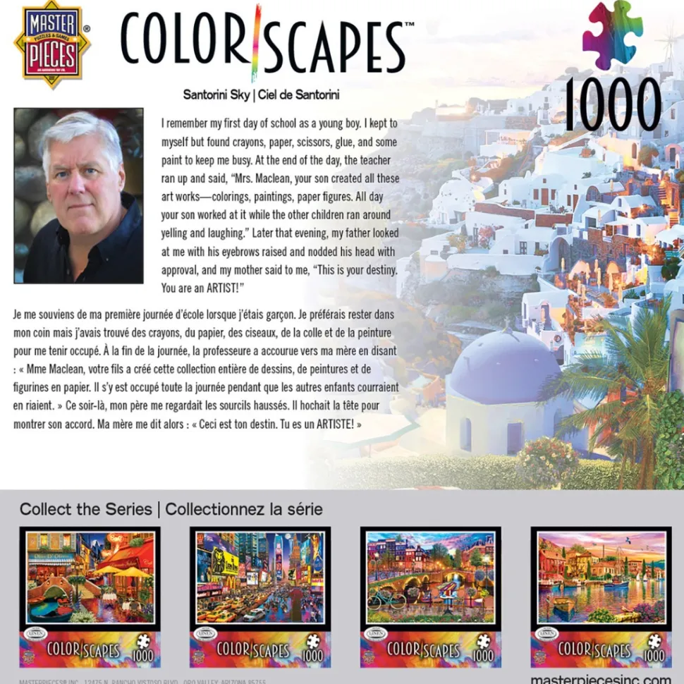 Master Pieces - Legpuzzel - Santorini Sky - 1000 stukjes