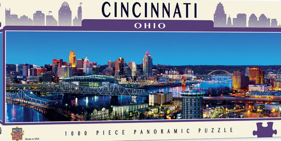 Master Pieces - Panorama Legpuzzel - City Panoramics - Cincinnati - 1000 stukjes