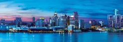 Master Pieces - Panorama Legpuzzel - City Panoramics - Detroit, Michigan - 1000 stukjes