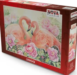 Nova - Legpuzzel - Flamingo Liefde - 1000 stukjes