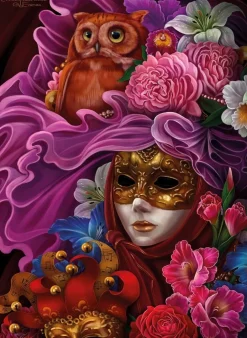 Nova - Legpuzzel - Masker - 1000 stukjes