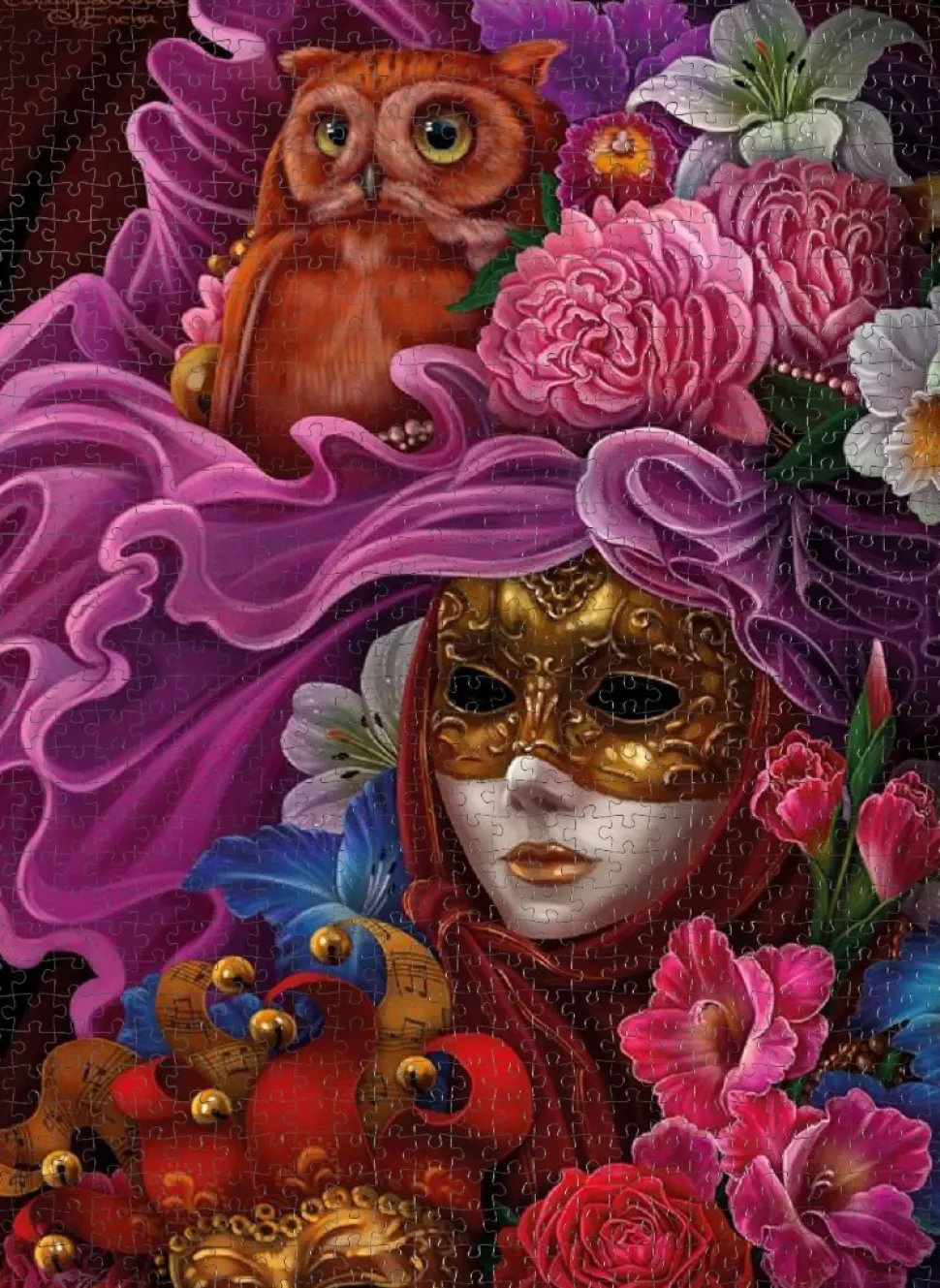 Nova - Legpuzzel - Masker - 1000 stukjes