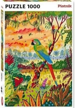 Piatnik - Legpuzzel - Grote Groene Papegaai - 1000 stukjes