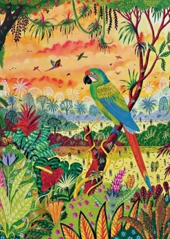 Piatnik - Legpuzzel - Grote Groene Papegaai - 1000 stukjes