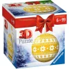 Ravensburger - 3D Puzzel - Kerstbal Geel - 56 stukjes