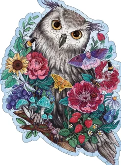 Ravensburger - Houten Contour Legpuzzel - Geheimzinnige Uil - 150 stukjes