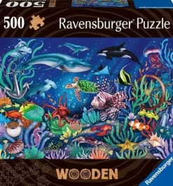 Ravensburger - Houten Legpuzzel - Onder De Zee - 500 stukjes