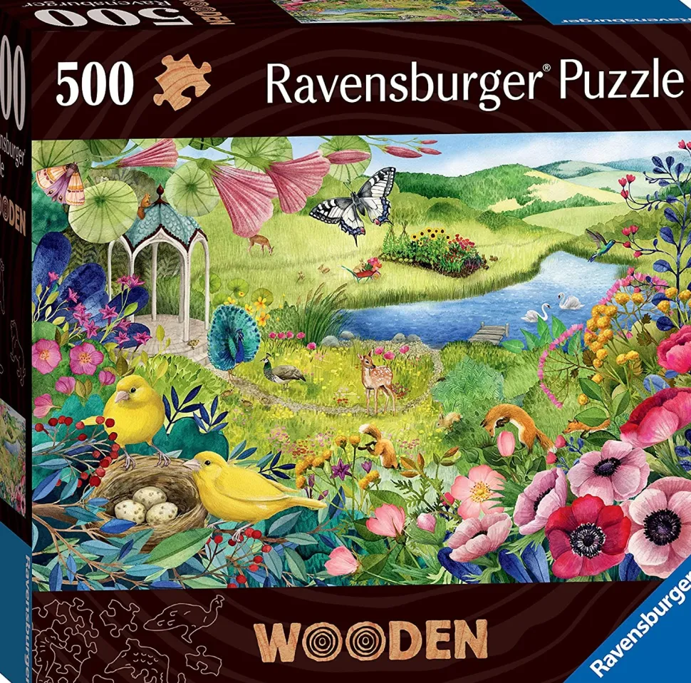 Ravensburger - Houten Legpuzzel - Wilde Tuin - 500 stukjes
