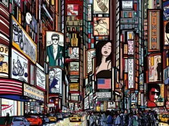 Ravensburger - Legpuzzel - Kleurrijk New York - 1000 stukjes