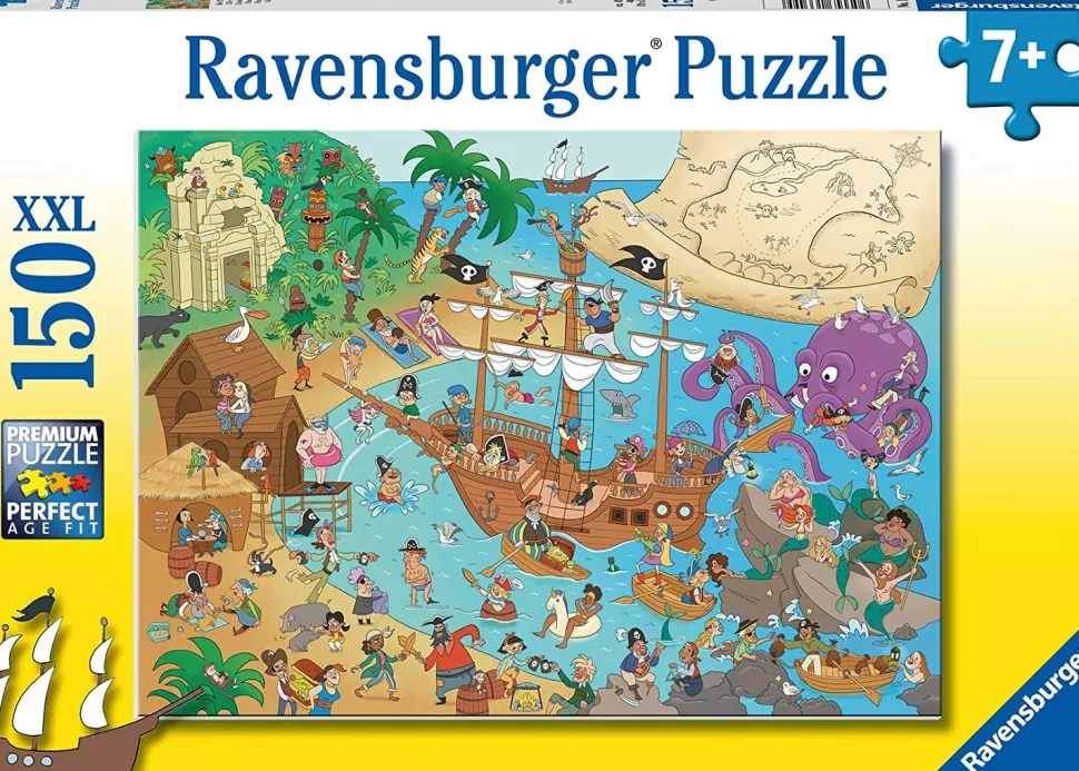 Ravensburger - Legpuzzel - Pirateneiland - 150 stukjes