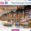 Ravensburger - Legpuzzel - Zonsondergang Kopenhagen - 500 stukjes