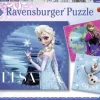 Ravensburger - Legpuzzel - Disney - Elsa, Anna en Olaf - 3x49 stukjes