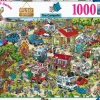Ravensburger - Legpuzzel - Ray's Comic Holiday Resort 1 The Campsite - 1000 stukjes