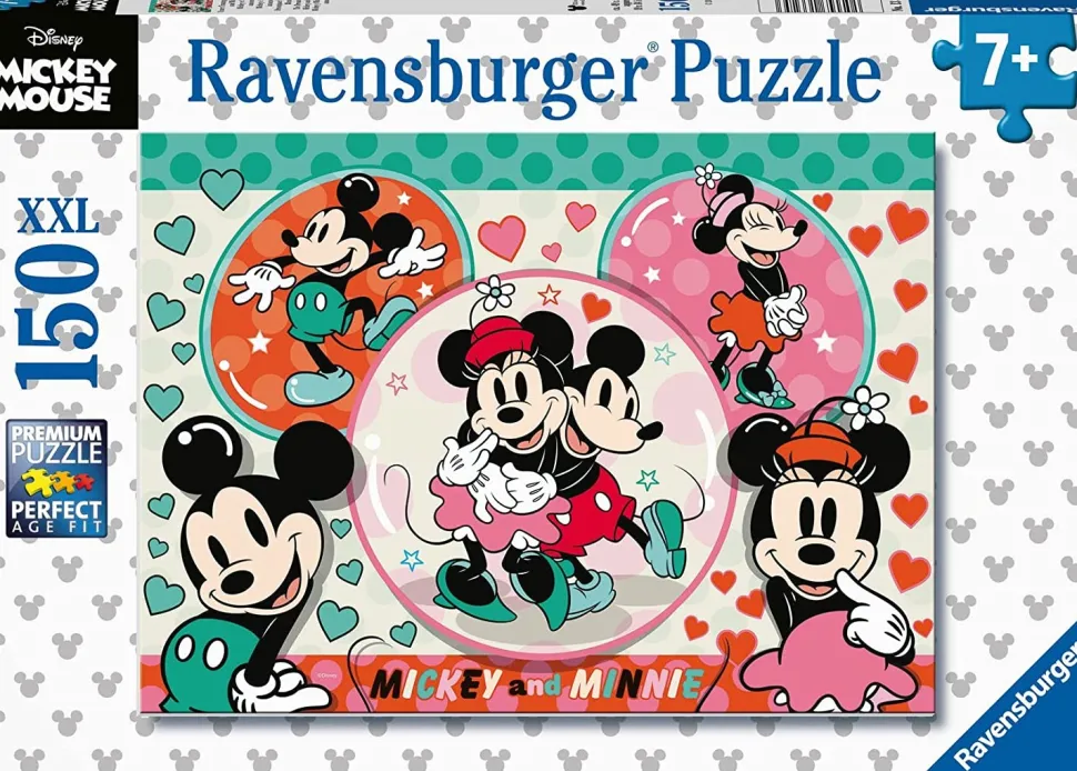 Ravensburger - Legpuzzel - Droompaar Mickey & Minnie - 150 stukjes