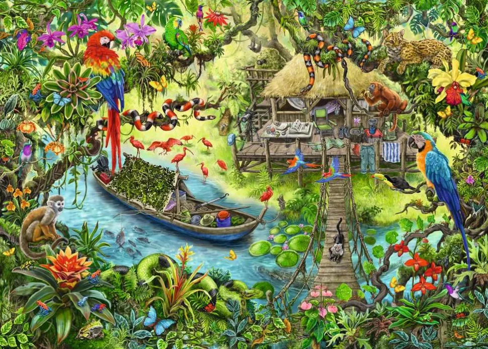 Ravensburger - Legpuzzel - Escape Kids: Jungle - 368 stukjes