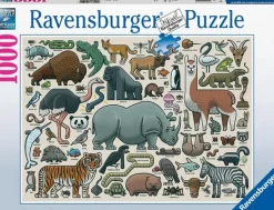 Ravensburger - Legpuzzel - Wilde Dieren - 1000 stukjes