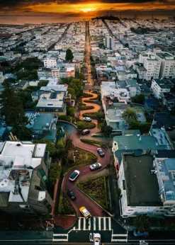 Ravensburger - Legpuzzel - Lombard Street, San Francisco - 1000 stukjes