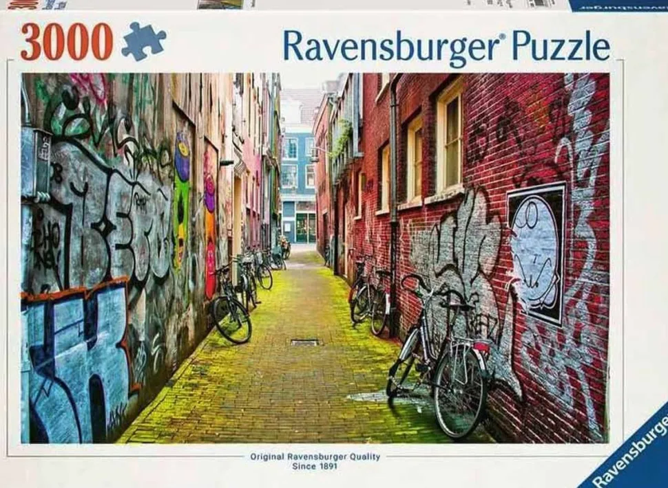 Ravensburger - Legpuzzel - Street in Amsterdam - 3000 stukjes