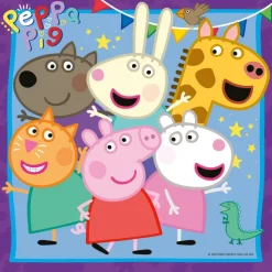 Ravensburger - Legpuzzel - Familie en Vrienden van Peppa Pig - 3x49 stukjes