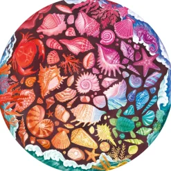 Ravensburger - Legpuzzel - Round puzzle - Seashells (Circle of Colors)​ - 500 stukjes