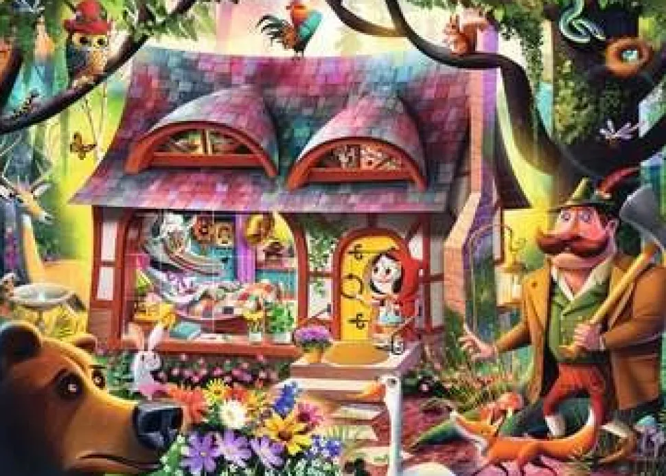 Ravensburger - Legpuzzel - Roodkapje en de Wolf- 1000 stukjes