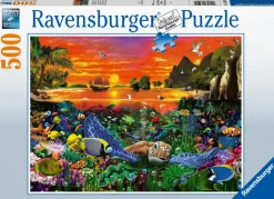 Ravensburger - Legpuzzel - Schildpad in het Rif - 500 stukjes