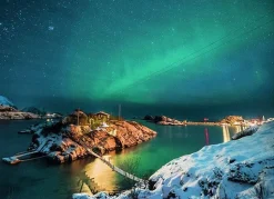 Ravensburger - Legpuzzel - Noorderlicht Bij Bergsfjord - 500 stukjes