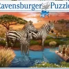 Ravensburger - Legpuzzel - Zebra's bij de Drinkplaats - 500 stukjes
