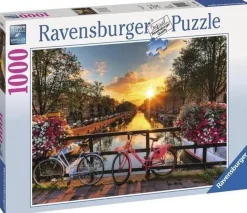 Ravensburger - Legpuzzel - Fietsen in Amsterdam - 1000 stukjes