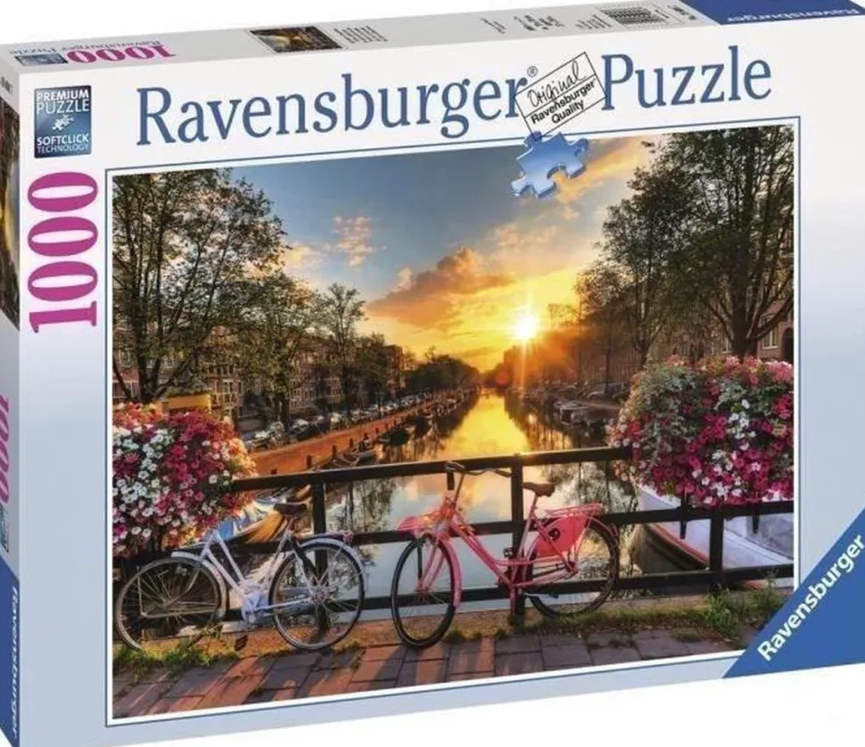 Ravensburger - Legpuzzel - Fietsen in Amsterdam - 1000 stukjes