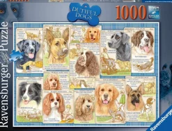 Ravensburger - Legpuzzel - Trouwe Honden - 1000 stukjes