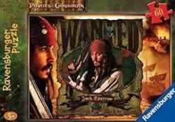 Ravensburger - Legpuzzel - Pirates of the Carbibbean, Jack Sparrow - 60 stukjes