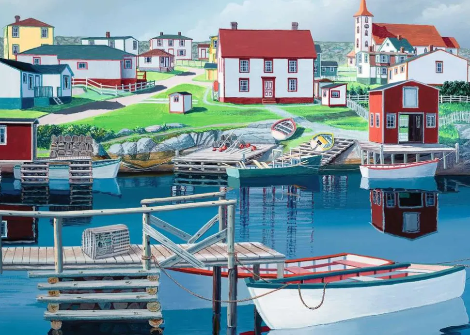 Ravensburger - Legpuzzel - Haven in Greenspond - 1000 stukjes