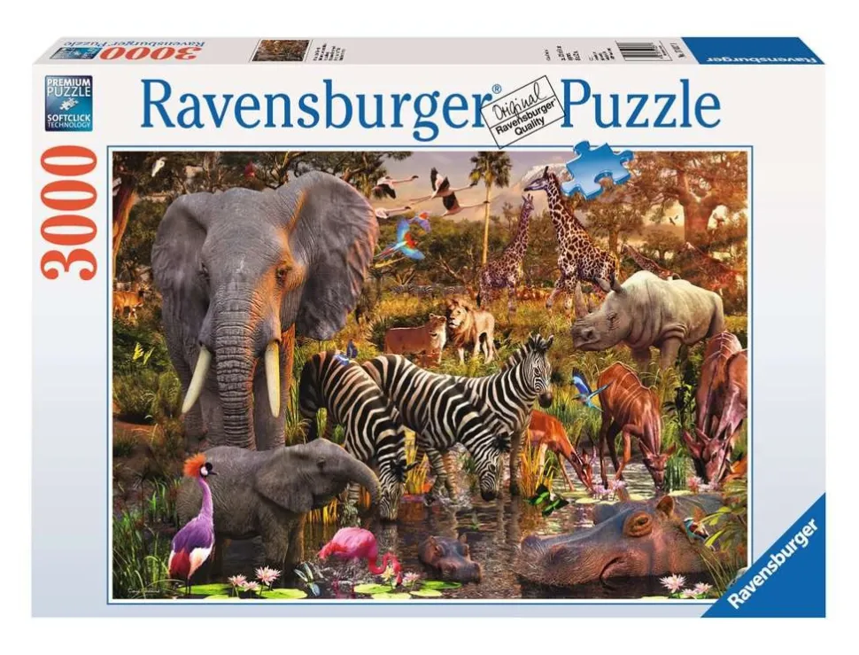 Ravensburger - Legpuzzel - Afrikaanse Dierenwereld - 3000 stukjes