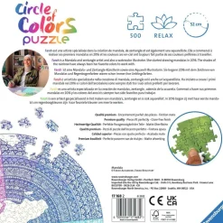 Ravensburger - Ronde Legpuzzel - Circle of Colors - Mandala - 500 stukjes