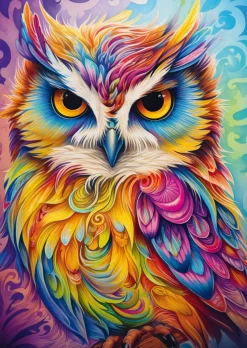 Schmidt - Legpuzzel - Uil In Papegaai-Outfit - 1000 stukjes