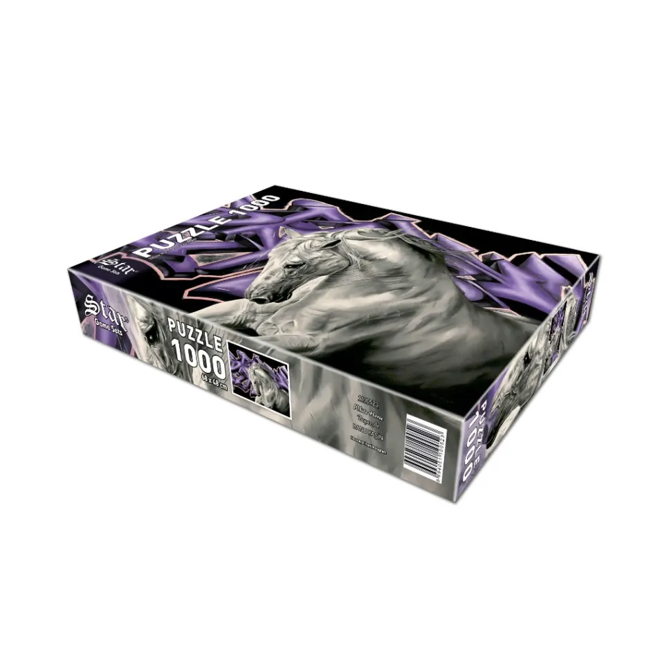 Star Game Sets - Legpuzzel - White Horse - 1000 stukjes