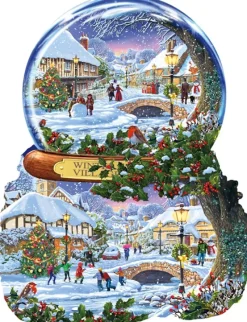 SunsOut - Legpuzzel - Winter Village - 1000 stukjes