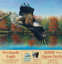 SunsOut - Legpuzzel - Abraham Hunter - Wetlands Eagle - 1000 stukjes