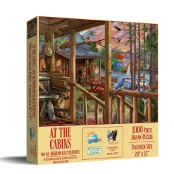 SunsOut - Legpuzzel - At The Cabins - 1000 stukjes