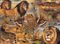 SunsOut - Legpuzzel - Big Cats of the Plains - 500 stukjes