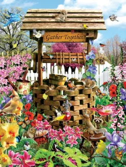 SunsOut - Legpuzzel - Birds at the Wishing Well - 1000 stukjes