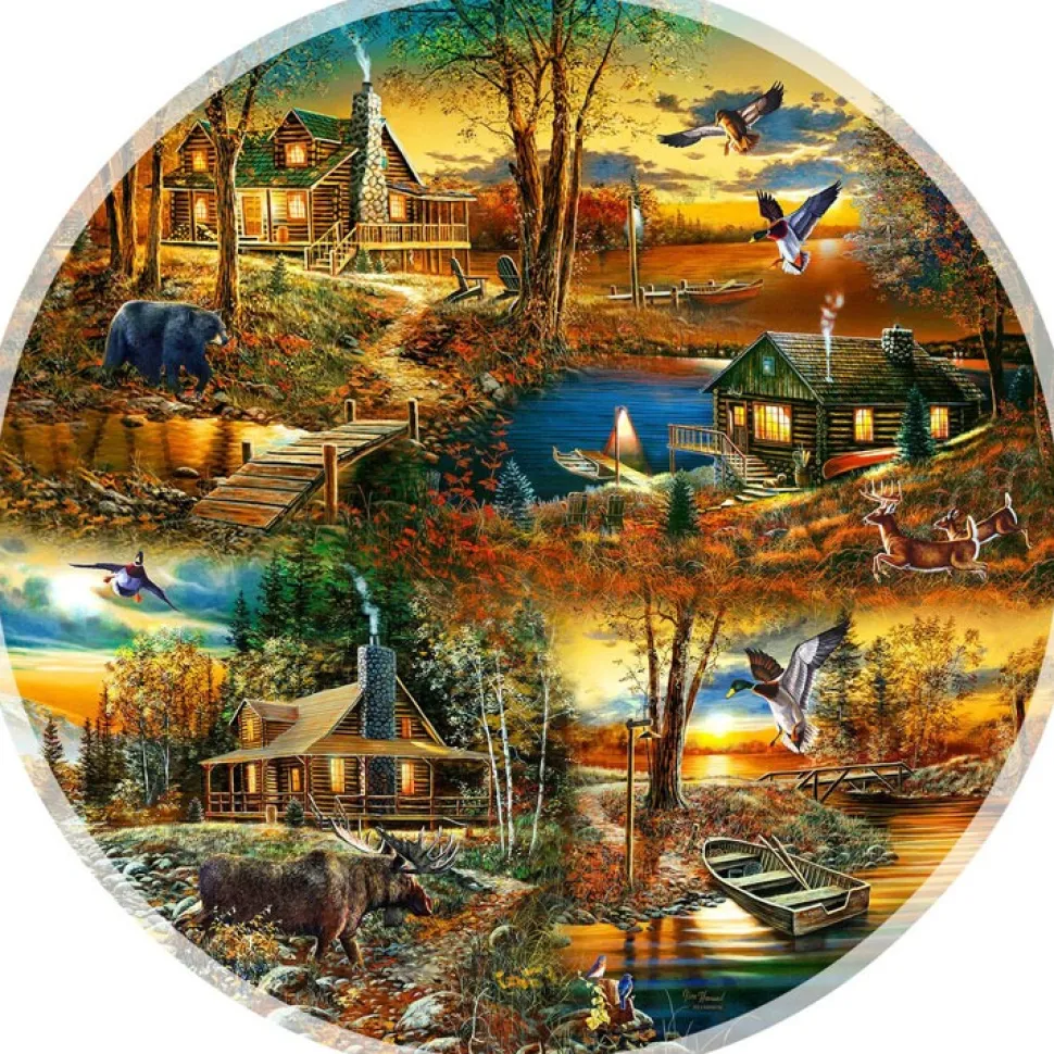 SunsOut - Legpuzzel - Cabins In The Woods - 1000 stukjes