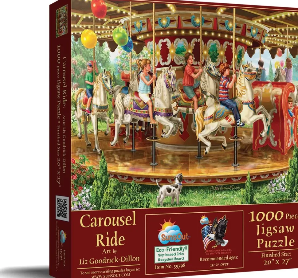 SunsOut - Legpuzzel - Carousel Ride - 1000 stukjes