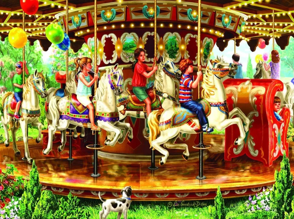 SunsOut - Legpuzzel - Carousel Ride - 1000 stukjes
