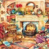 SunsOut - Legpuzzel - Fireside Embroidery - 1000 XL stukjes
